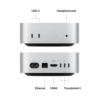 Apple Mac Mini M4 24GB/1TB 10 Core CPU & 10 Core GPU - Silver