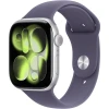 Apple Watch Series 11 46mm Silver Aluminium Case GPS Sport Band - Purple Fog