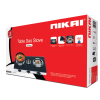 Nikai Gas Cooker 3 Burner Glass 7mm Tempered NG5093G Tempered Glass Auto Ignition System Blue Flame