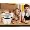 Nikai Rice Cooker 1.8L Keep Warm Function Teflon Coated Inner Pot 700W NR672N1 Aluminum Steamer Detachable Power Cord Indicator Lights