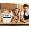 Nikai Rice Cooker 1.8L Keep Warm Function Teflon Coated Inner Pot 700W NR672N1 Aluminum Steamer Detachable Power Cord Indicator Lights