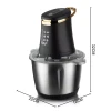 RAF Chopper 3L 1000W Stainless Steel, 4 Sharp Blades R.7035