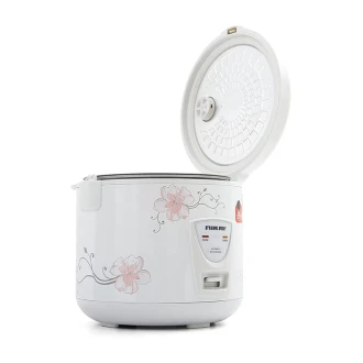 Nikai Rice Cooker 1.8L Keep Warm Function Teflon Coated Inner Pot 762W NR674N3 Plastic Steamer Double Thermostat Control Detachable Power Cord