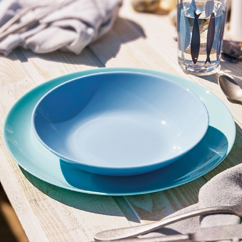 Luminarc Diwali Soup Plate 20Cm Light Blue P2021 (Pack Of 6Pcs) 5 Luminarc Diwali Soup Plate 20Cm Light Blue P2021 (Pack Of 6Pcs)