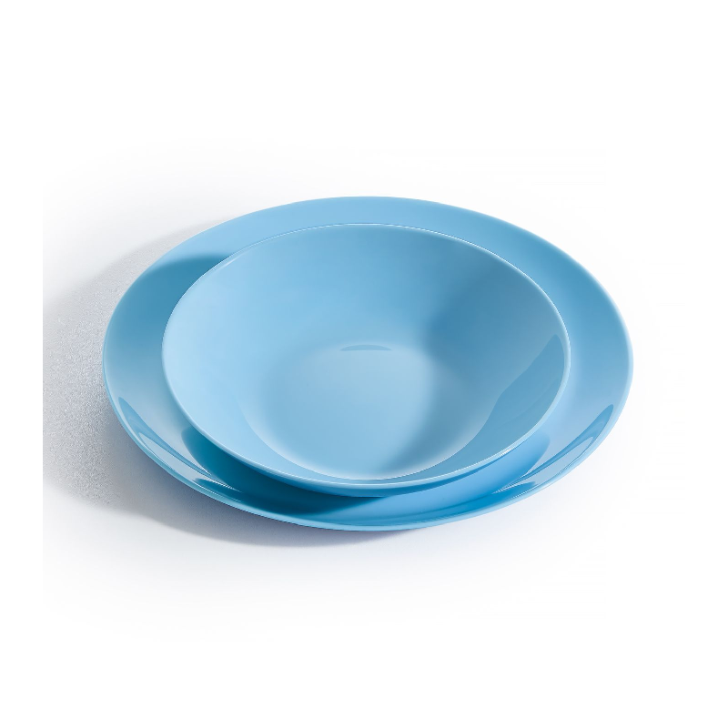 Luminarc Diwali Soup Plate 20Cm Light Blue P2021 (Pack Of 6Pcs) 4 Luminarc Diwali Soup Plate 20Cm Light Blue P2021 (Pack Of 6Pcs)
