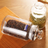 Luminarc Striped Glass Jar 1L with Lid, Transparent V9605