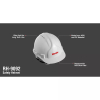Ronix Safety Helmet-White-ABS RH-9092