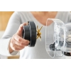 Moulinex Blender 2.6L Tritan Blender Jar with 2 Mills, 1600W, Razor Sharp 6 Blades, Infinity Mix, Digital Touch Control with 5 Automatic Programs, 10 Speed Settings, On the Go Bottle LM91HD27