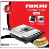 Nikai Sandwich Toaster 4 Slice 29.5X24Cm 2000W NG543N2A Non Stick Grill Plate Adjustable Temperature Light Indicator Cool Touch