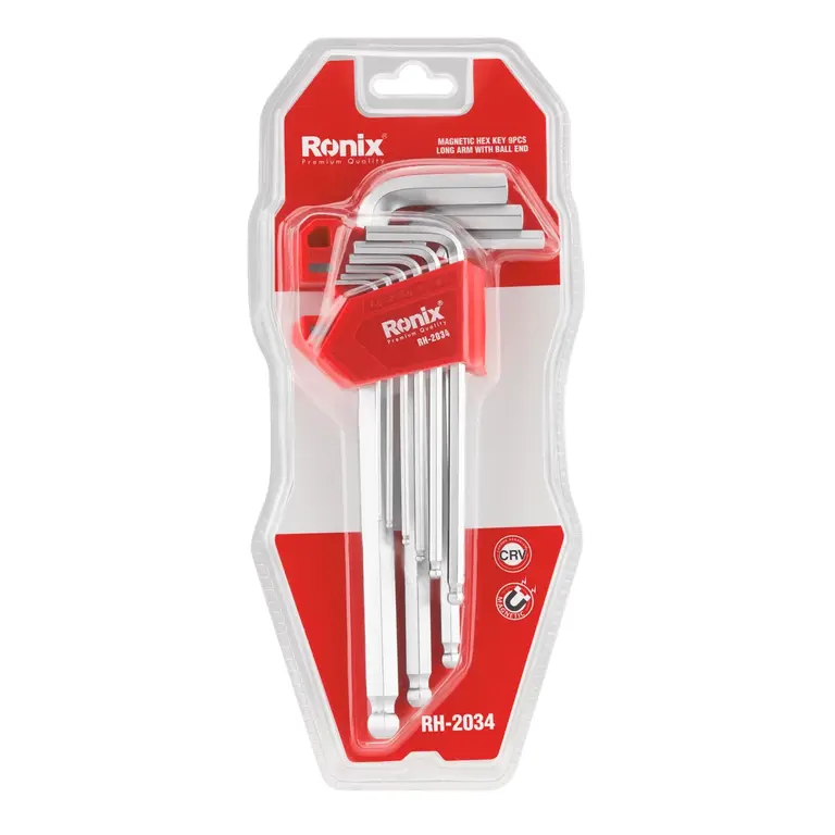 Ronix Magnetic Hex Key 9Pcs Rh-2034 2 Ronix Magnetic Hex Key 9Pcs Rh-2034