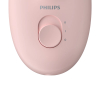 Philips Satinelle Essential Corded Compact Epilator with 7 Accessories, Exfoliation Glove & Carry Pouch, Opti-Light for Legs, Arms & Underarms BRE285
