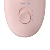 Philips Satinelle Essential Corded Compact Epilator with 7 Accessories, Exfoliation Glove & Carry Pouch, Opti-Light for Legs, Arms & Underarms BRE285