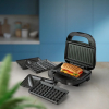 Philips 3in1 Sandwich, Panini & Waffle Maker 5000 Series 750W with Removable Nonstick Plates HD2350/80