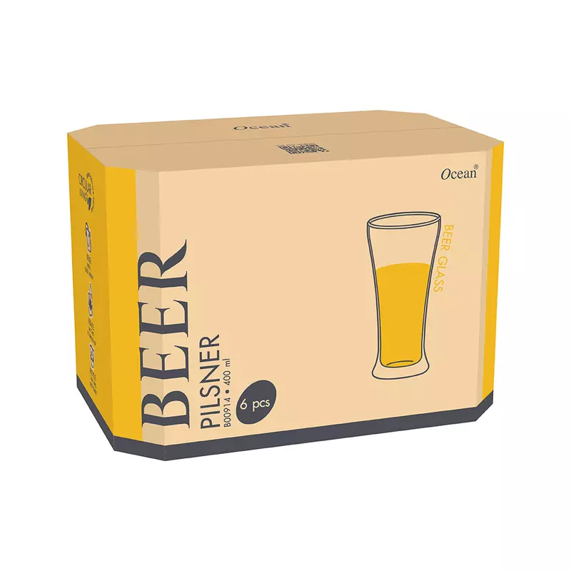 Ocean Glass 6Pcs Pilsner 400Ml Beer Tumbler 3B0091406G0005 3 Ocean Glass 6Pcs Pilsner 400Ml Beer Tumbler 3B0091406G0005