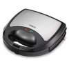 Kenwood Sandwich Toaster 2 Slice 3 in 1 Waffle Grill and Sandwich 750w Smm01.A0bk - Nonstick Grill Plates Cool Touch Handle Detachable Plates Light Indicator