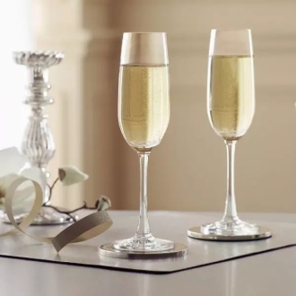 Ocean Wine Glass 2pcs Madison Flute Champagne 210ml Fine Rim Stemware 3015F0702G0003