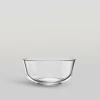 Ocean Assurance Bow 1Pc l 4.5" – Elegant Clear Glass Serving Bowl for Desserts, Salads & Snacks 1P00723