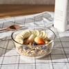 Ocean Assurance Bow 1Pc 5.75" – Elegant Clear Glass Serving Bowl for Desserts, Salads & Snacks 1p00724