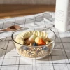 Ocean Assurance Bow 1Pc 5.75" – Elegant Clear Glass Serving Bowl for Desserts, Salads & Snacks 1p00724