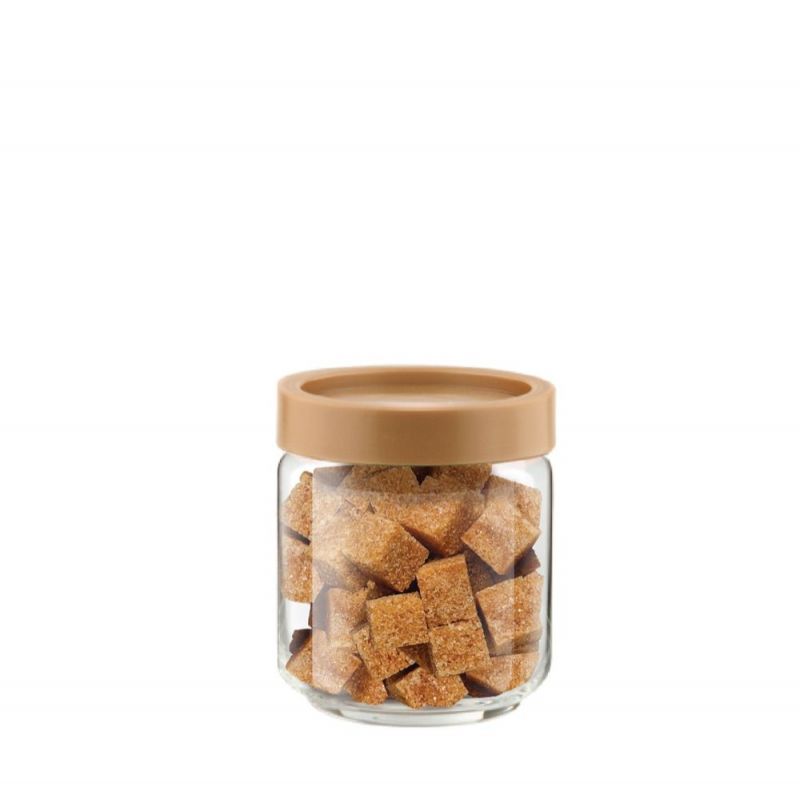 Ocean Pop Jar Stax Brown Lid 500Ml 5B02517G9601 2 Ocean Pop Jar Stax Brown Lid 500Ml 5B02517G9601