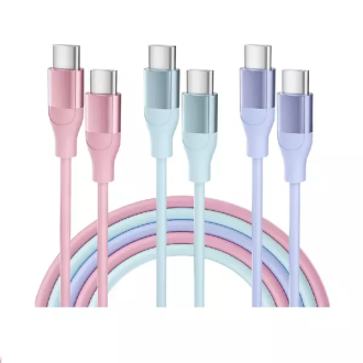 Esse Loop Silicone Type C to C Cable 60W Sky Blue 1.2m ECB-C1260SB0376