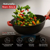 Pigeon Imperi Luxe Cast Iron Kadai 24cm – Natural Non-Stick, Toxin-Free & Durable Cookware Sap 16300
