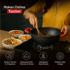Pigeon Imperi Luxe Cast Iron Kadai 24cm – Natural Non-Stick, Toxin-Free & Durable Cookware Sap 16300