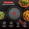 Pigeon Imperi Luxe Cast Iron Frypan 26cm – Non-Stick, Toxin-Free with Free Silicone Grip Sap 16298