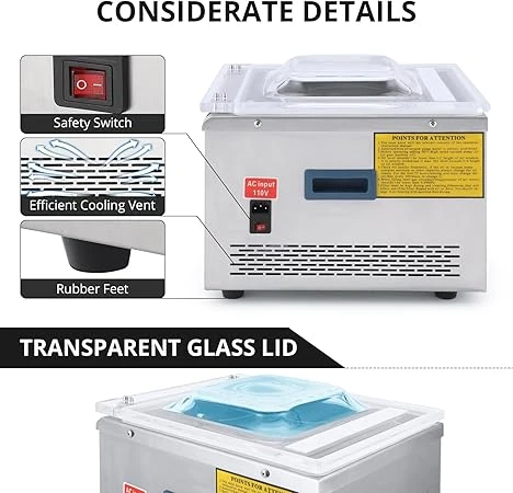 Commercial Vacuum Sealer Chamber Machine 28Kg Dz-260 6 Commercial Vacuum Sealer Chamber Machine 28Kg Dz-260