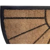 RMH Rubber Backed Coir Brush Mat Semi 22mm Thickness 45x75cm