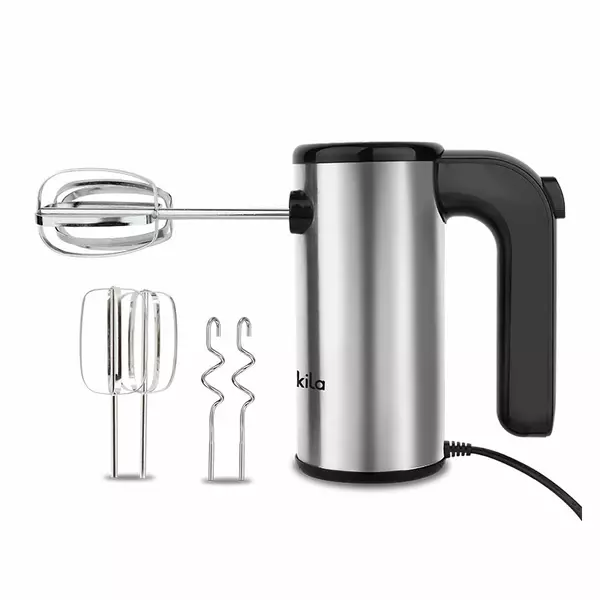 Decakila Hand Mixer 5 Speed With Eject Function 200W Kemx009M Stainless Steel Beaters And Hooks With Storage For Egg Beaters With Speed Control 1 Decakila Hand Mixer 5 Speed With Eject Function 200W Kemx009M Stainless Steel Beaters And Hooks With Storage For Egg Beaters With Speed Control