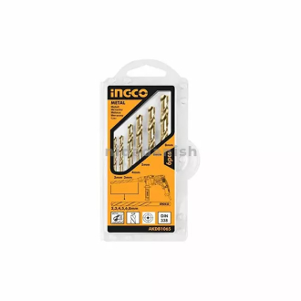 Ingco HSS Twist Drill Bits Set 6pcs AKDB1065