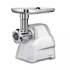 Kenwood Meat Grinder 2100W Meat Mincer with Kibbeh Maker Sausage Maker Biscuit Attachment Feed Tube Pusher 3 Stainless Steel Screens for Fine Medium & Coarse Results MGP40.000WH