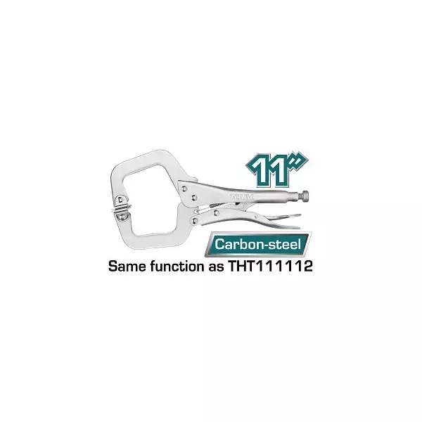 Total C-Clamp Locking Plier 11” Tht111113 1 Total C-Clamp Locking Plier 11” Tht111113