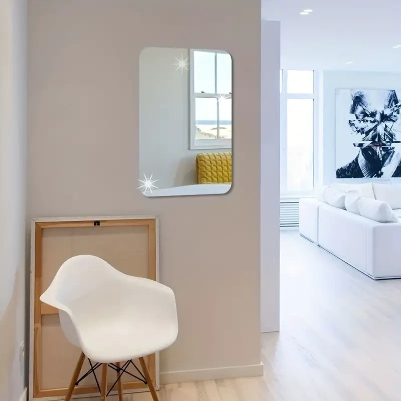 Generic High Quality Non-Glass Shatterproof, Anti Scratch, Easy To Install, Unbreakable, Safe For Kids, Frameless Acrylic Plexiglass Sheet Mirror (Wall Decor) For Bedroom, Bathroom &Amp; Living Room 2 Generic High Quality Non-Glass Shatterproof, Anti Scratch, Easy To Install, Unbreakable, Safe For Kids, Frameless Acrylic Plexiglass Sheet Mirror (Wall Decor) For Bedroom, Bathroom &Amp; Living Room