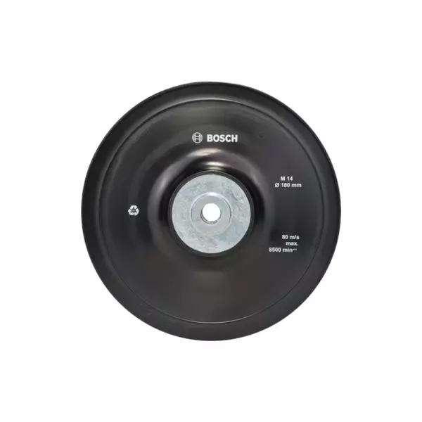 Bosch Backing Pad 180Mm, 8500Rpm 2608601209 1 Bosch Backing Pad 180Mm, 8500Rpm 2608601209
