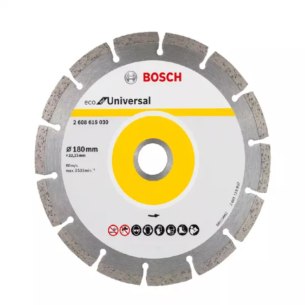 Bosch Diamond Cutting Disc Eco For Universal 230 X 22.25Mm 2608615031 1 Bosch Diamond Cutting Disc Eco For Universal 230 X 22.25Mm 2608615031