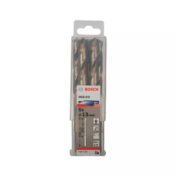 Bosch Twist Drill Spiralbohrer Hss Co 5 X 13Mm 2608585905 1 Bosch Twist Drill Spiralbohrer Hss Co 5 X 13Mm 2608585905
