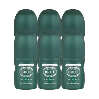 Brut Roll On 50ml Antiperspirant Musk Pack of 6