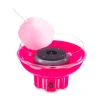 Decakila Cotton Candy Maker 25cm Bowl Size 400w Kett018r comes with a spoon and 10 bamboo sticks 220-240v 50-60hz pink color