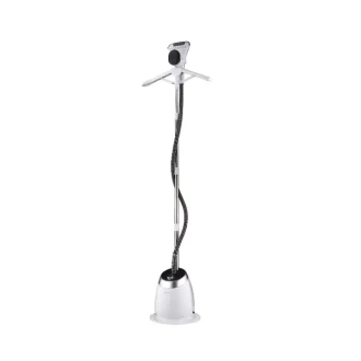 Decakila Garment Steamer 1400ml Tank Suit Hanger 1580w Keen005w comes with cloth hanger, hook, pants clip, fur brush, glove, telescopic pole and iron brush