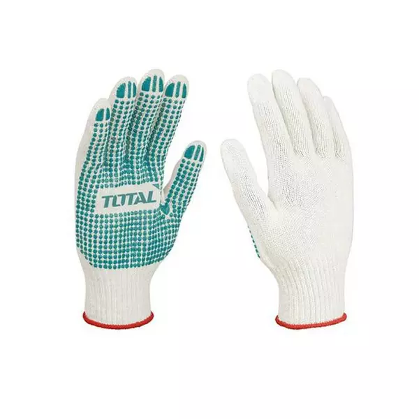 Total Knitted And Pvc Dot Gloves Pair Xl Tsp11102 1 Total Knitted And Pvc Dot Gloves Pair Xl Tsp11102