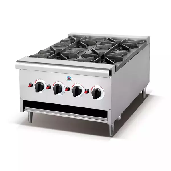 Generic Commercial High Pressure Gas Stove With Stand 4 Burner 1 Generic Commercial High Pressure Gas Stove With Stand 4 Burner