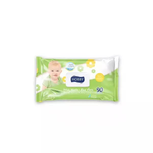 Hobby Wet Wipes With Cap Aloe Vera 90Pcs (Pack Of 3) 1 Hobby Wet Wipes With Cap Aloe Vera 90Pcs (Pack Of 3)