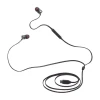 JBL Wired Headphone In Ear with USB Type C Port, 32mm JBL Driver, 3 Button Universal Remote for Smartphones, Tangle Free Flat Cable T310C