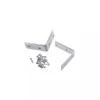 Total Corner Brace 20x20mm 4pcs Set with 8pcs Fasteners TCB2020