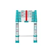 Total Telescopic Ladder with 8 Steps, Aluminium Body, Easy Carry THLAD08081