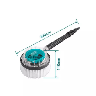 Total Pressure Washer Gun Brush, Rotary Brush 390x110mm PP/ABS Material THRB8702