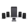 Hisense Home Theatre System 700W 4.1.2Ch  with Wireless Subwoofer, Dolby Atmoss, DTS:X, Bluetooth 5.3 HT Saturn