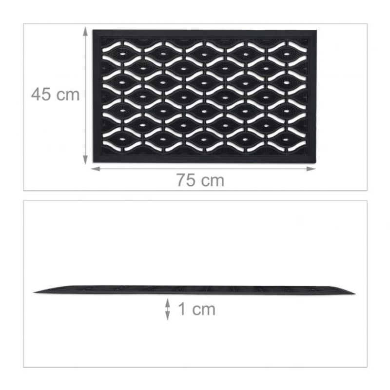 Rmh Rubber Eye Mat 8Mm Thickness 45X75Cm 4 Rmh Rubber Eye Mat 8Mm Thickness 45X75Cm